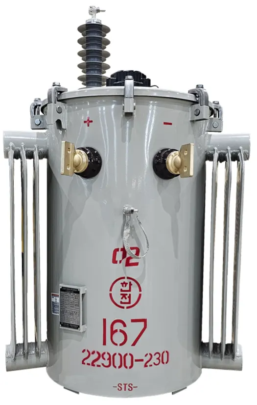 High-efficiency Amorphous Pole Transformer (Salt-resistant)