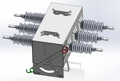 SF6 Gas Insulated Load Break Switch 15.5kV